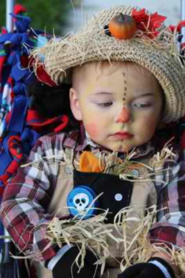 Little scarecrow halloween costume contest winner