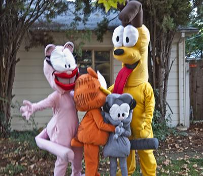 Garfield and Friends Group Hug