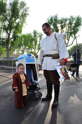 Jedi and his Jedi-in-Training