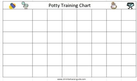 Free printable potty chart for training kids