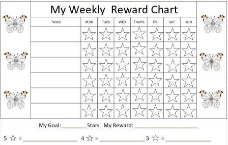 Behaviour Reward Charts