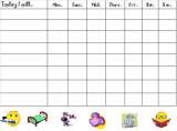 free printable behavior charts