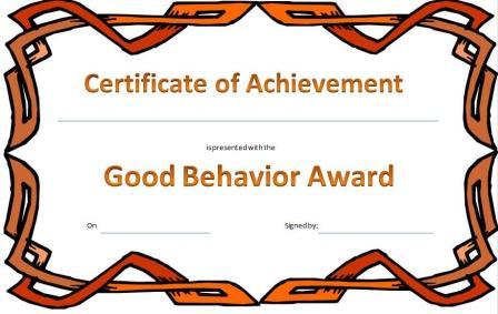 printable kids award