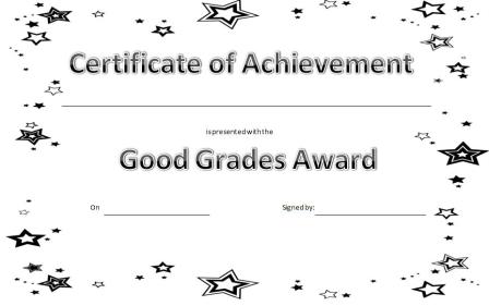printable certificate for kids