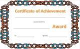 printable certificates for kids, blank award certificates