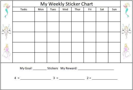 Target Sticker Chart