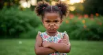 child throwing a tantrum