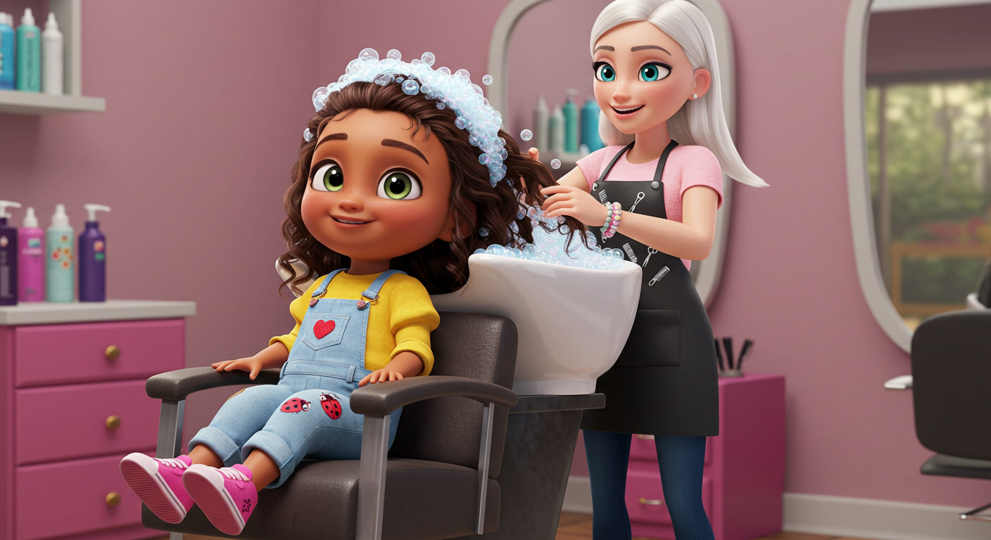 Olivia haircut social story