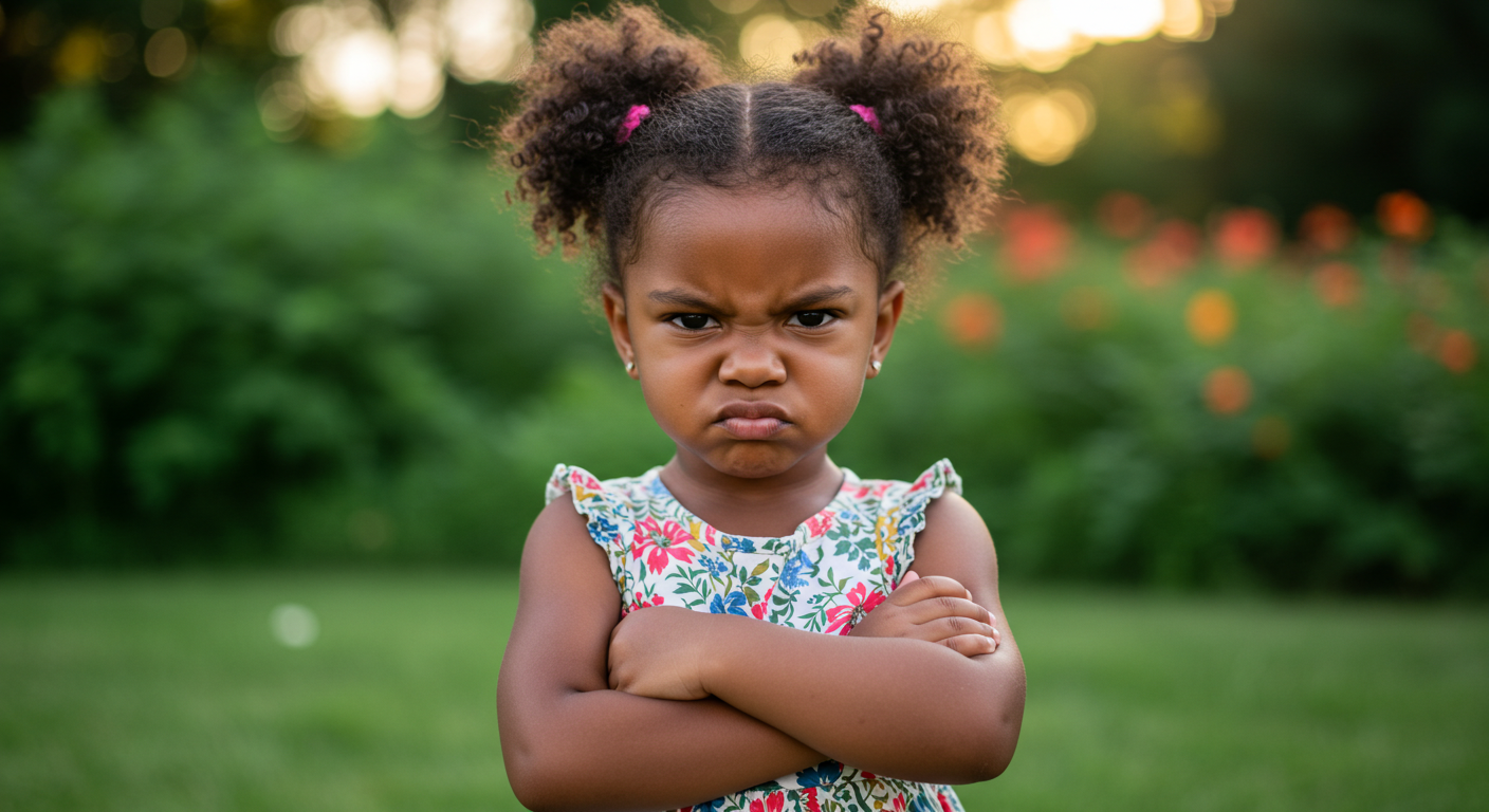 child throwing a tantrum