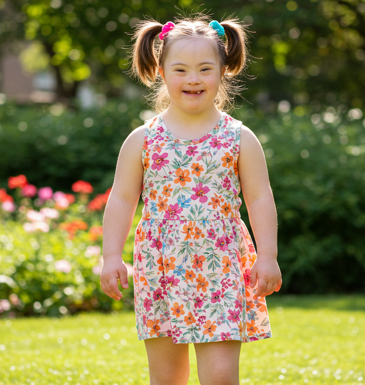 adolescent female with down syndrome