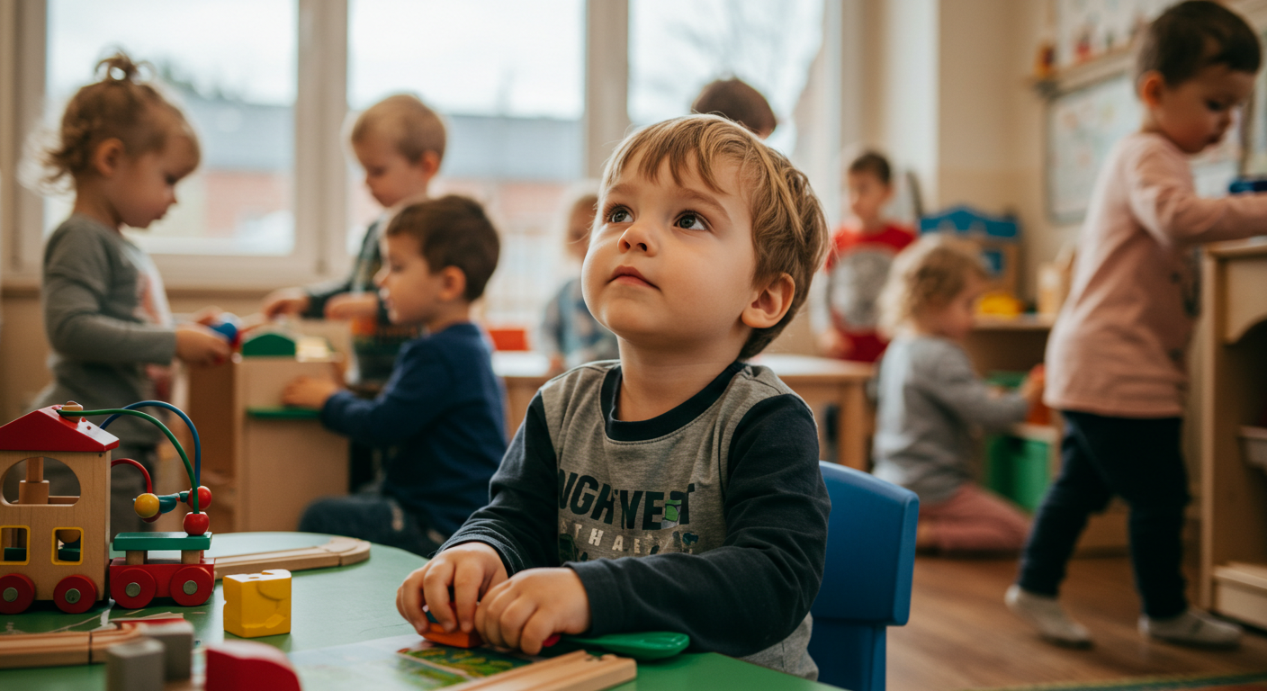 boy staring into space