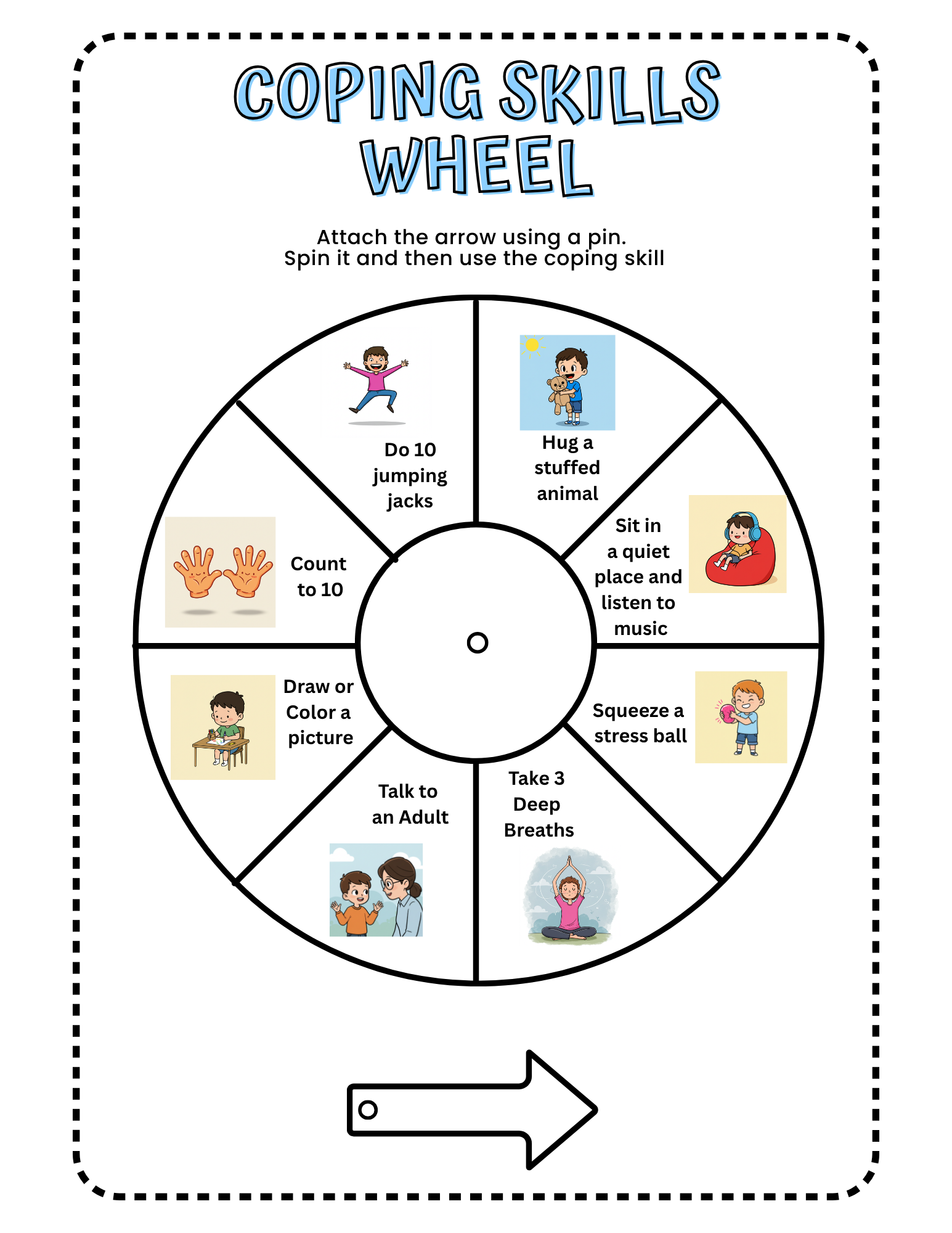 coping skills chart